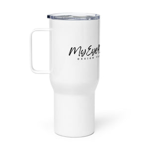 Travel mug with a handle